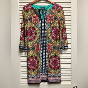 Laundry by Shelli Segal Multicolor Lined Shift Dress Women’ssize 2